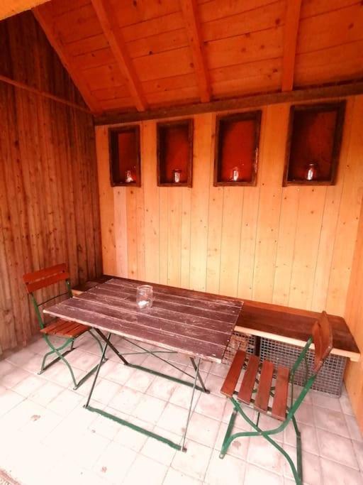 5Sterne Ferienwohnung Im Fachwerk Mit Bergblick In Alleinlage Und Grossem Garten, Infrarotkabine Humberg Bagian luar foto