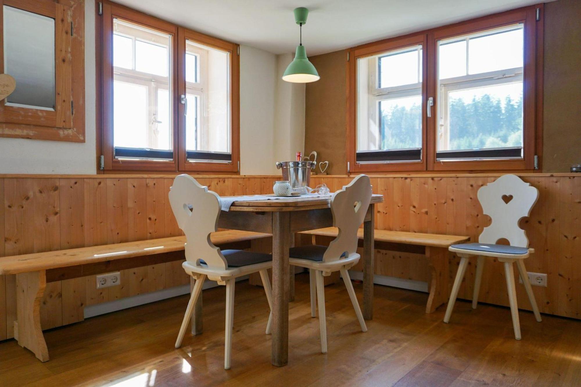 5Sterne Ferienwohnung Im Fachwerk Mit Bergblick In Alleinlage Und Grossem Garten, Infrarotkabine Humberg Bagian luar foto